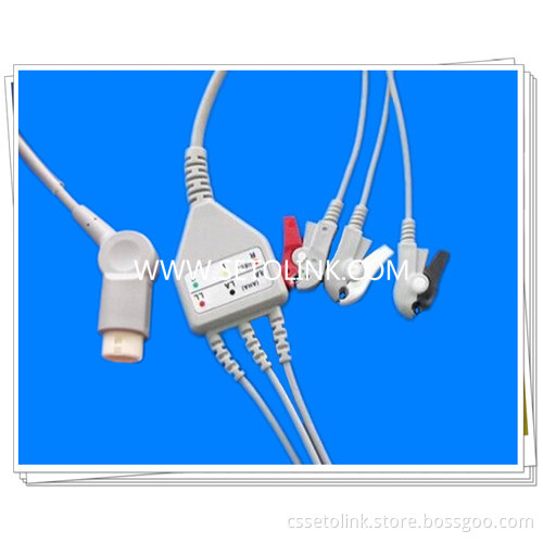 Philips MP50/MP70/MP80/VM4/VM6 Patient Monitor ECG Cable